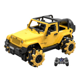Kaugjuhitav auto 1:16 Double Eagle (kollane) Jeep (drift) E348-003
