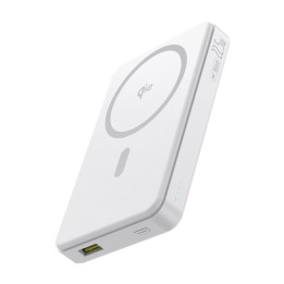Baseus Airpow2 Qi2 magnētiskā jaudas banka 10000mAh 22,5W (balta)