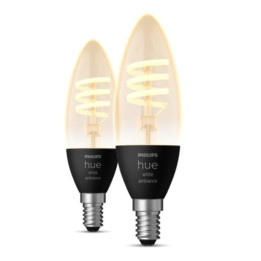 Philips Hue E14 WA 4,6W kaitinimo žvakė, 2 pak