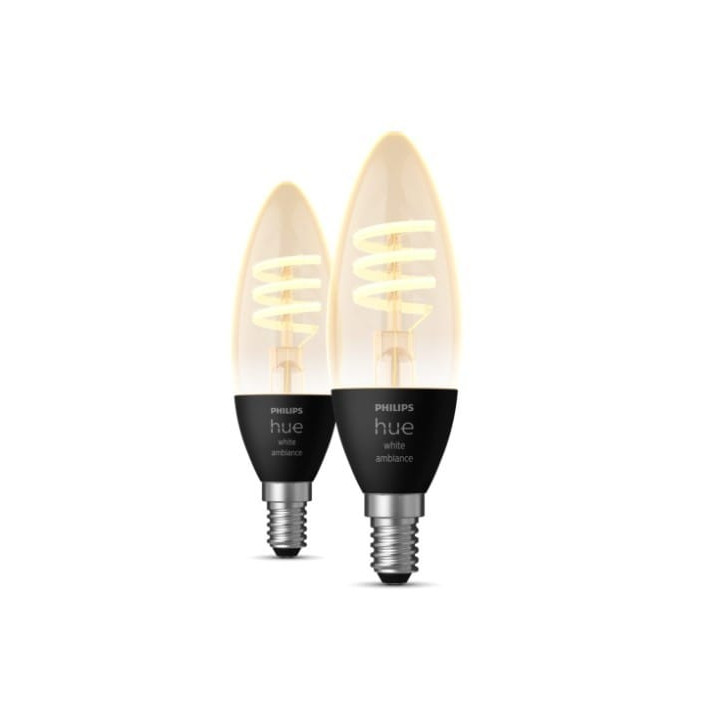Philips Hue E14 WA 4.6W Filament candle 2-pack