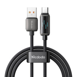 Mcdodo CA-2350 USB-A į USB-C laidas, 6A, LED ekranas, 1,2 m