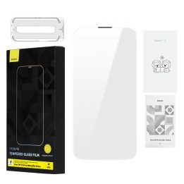 Tempered Glass Baseus 0.4mm Iphone 13 Pro Max/14 Plus + tīrīšanas komplekts