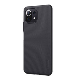 Nillkin Super Frosted Shield dėklas, skirtas Xiaomi 11 Lite 4G/5G (juodas)