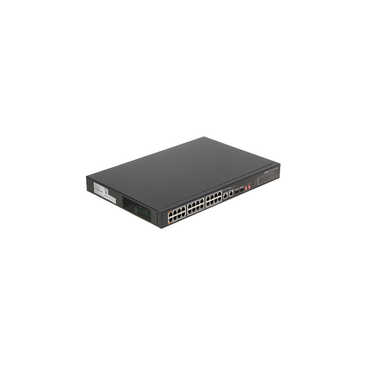 INDUSTRIĀLAIS POE SLĒDZIS PFS3226-24ET-240 24 PORTU SFP DAHUA