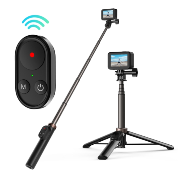Telesin selfie stick viedtālruņiem un GoPro kamerām ar BT tālvadības pulti (TE-RCSS-001)