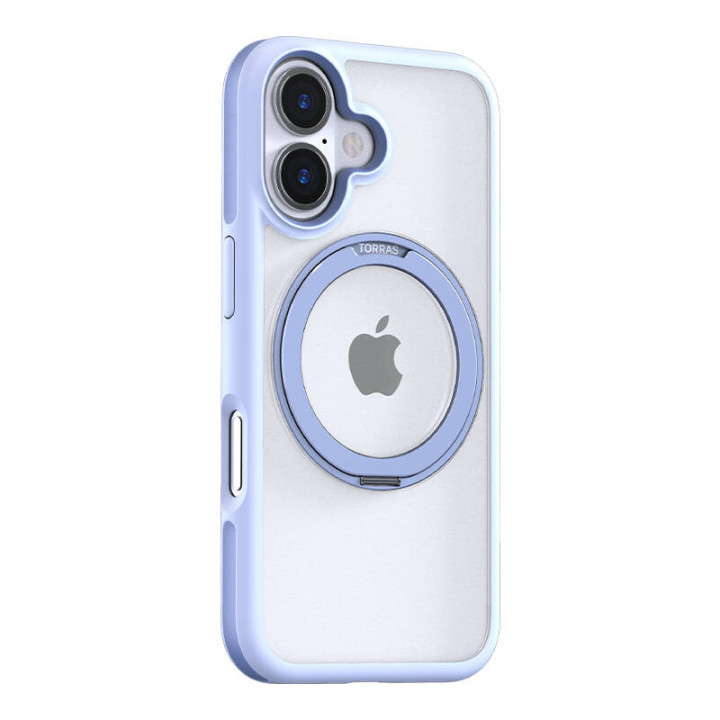Torras Ostand R Fusion Series futrālis iPhone 16 (gaiši zils)