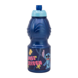 Sporta pudele bērniem STOR 75032 400 ml Stitch Palms (zils)