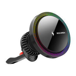 Rocoren RCZJ-XK01 bezvadu automašīnas lādētājs, 15W (melns)