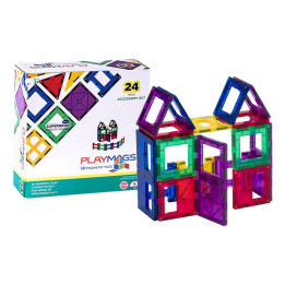 Magnetplaadid 3D Playmags 162 - 24 tk komplekt