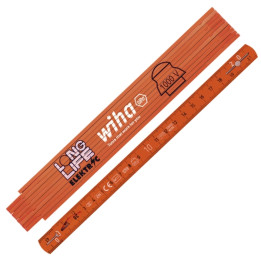 ЛИНЕЙКА СКЛАДНАЯ ДЛЯ ЭЛЕКТРИКА WH-LONGLIFE/42068 2 м WIHA