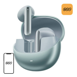 TWS QCY AilyBuds Pro+ HT10 Pro austiņas, ANC (zaļas)