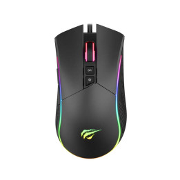 Žaidimų pelė Havit GAMENOTE MS1001S RGB 800-4800 DPI
