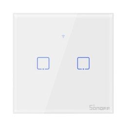 Smart Switch WiFi + RF 433 Sonoff T1 EU TX (2 kanalų)