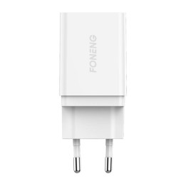 Greitas įkroviklis Foneng K300 18W 1x USB 3A (baltas)