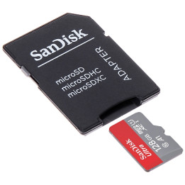 ATMINTIES KORTELĖ SD-MICRO-10/128-SAND microSD UHS-I, SDXC 128 GB SANDISKAS