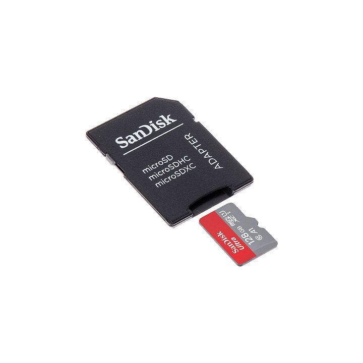 ATMINTIES KORTELĖ SD-MICRO-10/128-SAND microSD UHS-I, SDXC 128 GB SANDISKAS