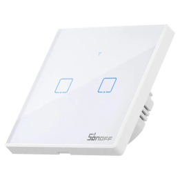 Smart Switch WiFi + RF 433 Sonoff T2 EU TX (2 kanālu) atjaunināts