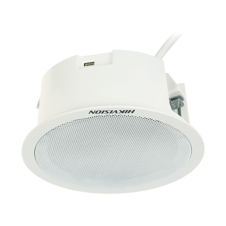 СЕТЕВОЙ ПОТОЛОЧНЫЙ ДИНАМИК DS-QAZ1206G1-BE 6 Вт Hikvision