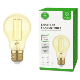 WOOX R5137 Älykäs älypolttimo Retro WiFi LED 4,9W Filamentti E27 A60