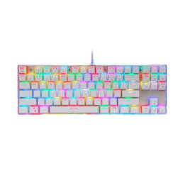 Механическая игровая клавиатура Motospeed K87S RGB (белая)