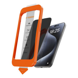 Torras Install Master закаленное стекло на iPhone 16 ProMax