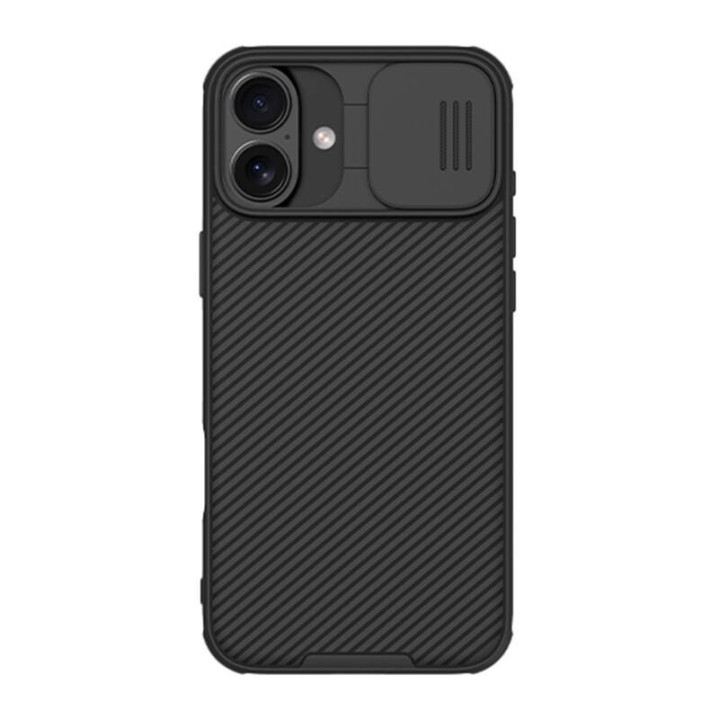 Nillkin CamShield Pro iPhone 16 dėklas (juodas)