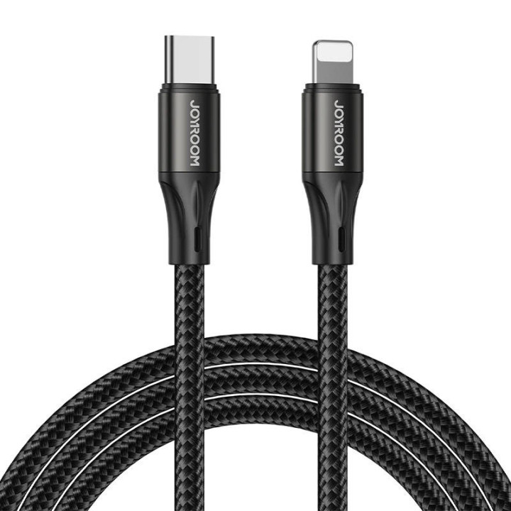 USB-C kabelis ierīcei Lightning Joyroom S-2024N1-PD 20 W 2 m (melns)