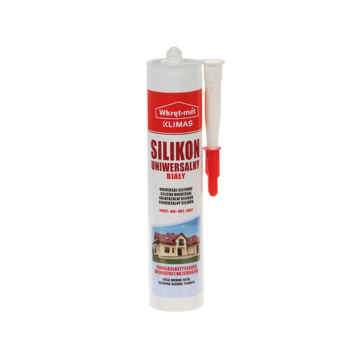 UNIVERSALI SILICONE SUN-310-BI KASETĖ 310 ml BALTAS WKRĘT-MET KLIMAS