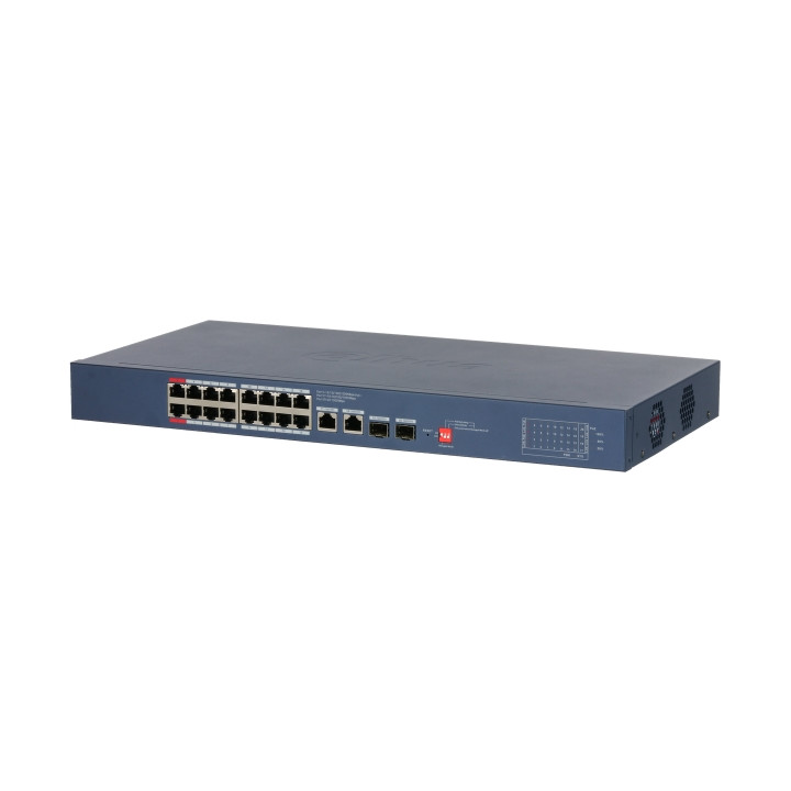 SWITCH POE CS4220-16GT-240-V2 16 PRIEVADŲ + 2X UPLINK + 2X SFP DAHUA