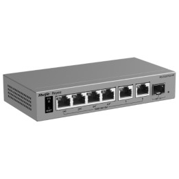 SWITCH POE RG-ES207GS-HP 4 PRIEVADŲ + 2X UPLINK + 1X SFP REYEE