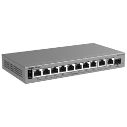 SWITCH POE RG-ES211GS-LP 8 PRIEVADŲ + 2X UPLINK + 1X SFP REYEE