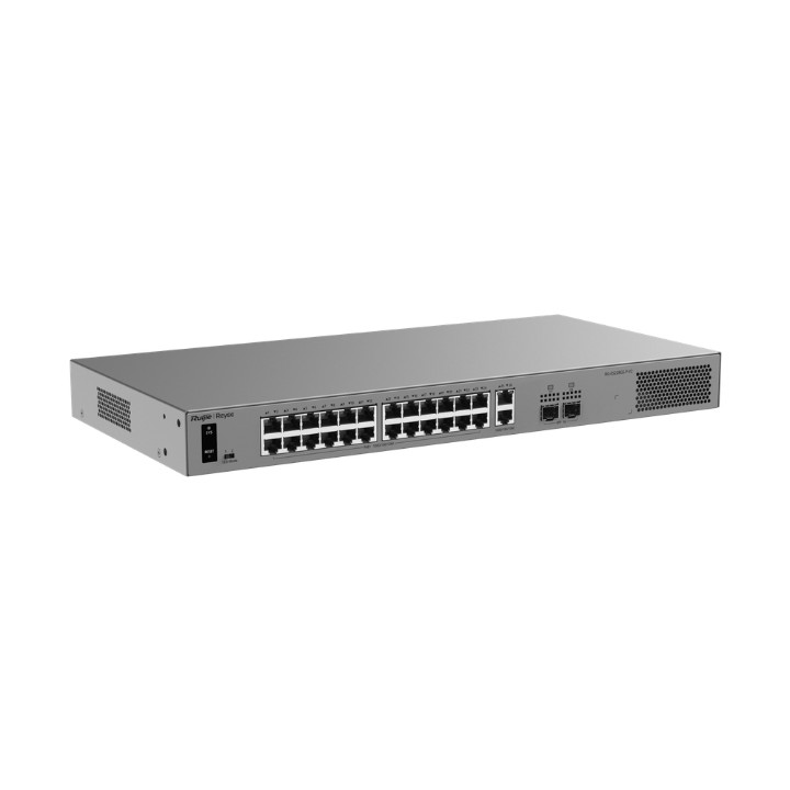 SWITCH POE RG-ES228GS-P-V2 24 PRIEVADŲ + 2X UPLINK + 2X SFP REYEE
