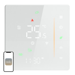 MOES WHT-006-GB-WH Wi-Fi термостат для электрического отопления (белый)