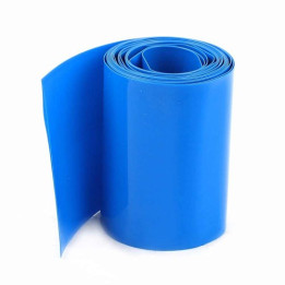 Heat shrink wrap, width 220mm, length 50сm, blue (22cm, 0.5m)
