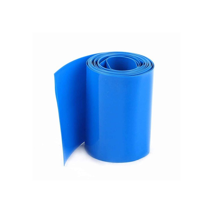 Heat shrink wrap, width 220mm, length 100cm, blue (22cm, 1m)