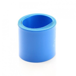 Heat shrink wrap, width 30mm, length 100cm, blue (3cm, 1m)
