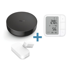 Aqara smart Air Conditioner controller set (soft bundle: Aqara M200 hub + W100 wireless climate sensor + T1 door/window sensor )