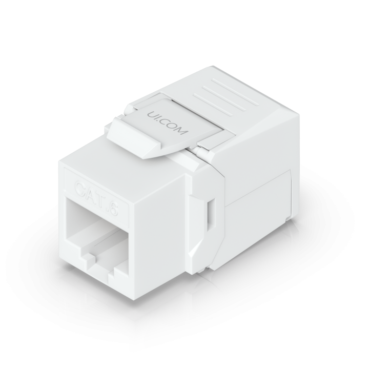 Cat6 Keystone Jack, 12-Pack (uacc-keystone-jack-c6)