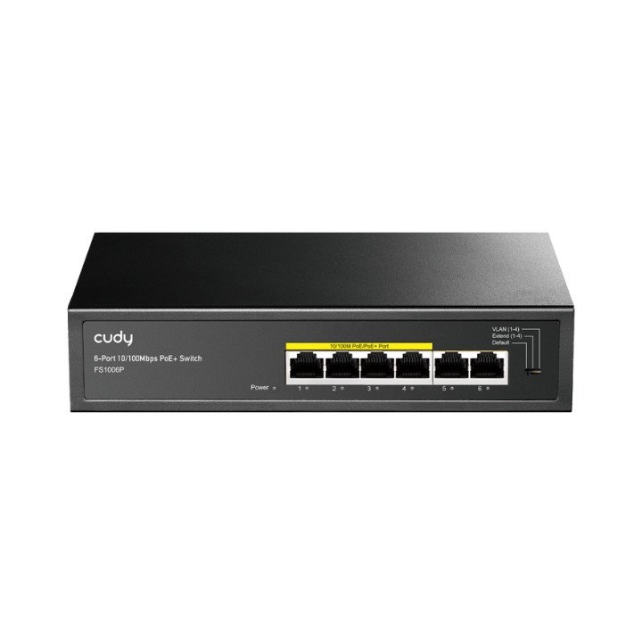 CUDY FS1006P 4-Port PoE Switch