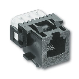 Busch-Jaeger 0210 Modular-Jack-Buchse 6-polig Kat. 3 (AMP-Nr. 216000-2)