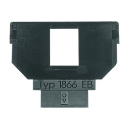 Busch-Jaeger 1866 EB Sockel 1 x 6- und 8-polige Modular-Jack, Kat. 3