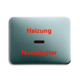 Busch-Jaeger 1789 H-266 Wippe mit Aufdruck mit kleiner roter Kalotte