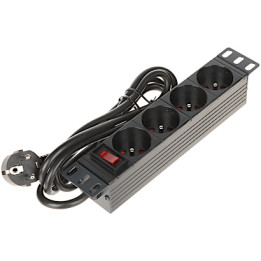 PD-4/R10 4-Outlet Extension Cord 10m
