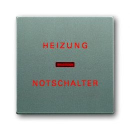 Busch-Jaeger 1789 H-803 Wippe mit Aufdruck mit kleiner roter Kalotte