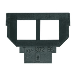 Busch-Jaeger 1872 EB Sockel 2 x 6- und 8-polige Modular-Jack, Kat. 5, ungeschirmt