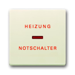 Busch-Jaeger 1789 H-82 Wippe mit Aufdruck mit kleiner roter Kalotte