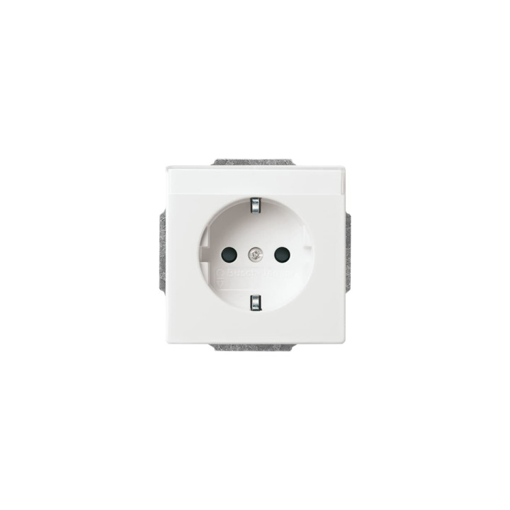 Busch-Jaeger 20 EUN-84 SCHUKO® Steckdosen-Einsatz mit Beschriftungsfeld