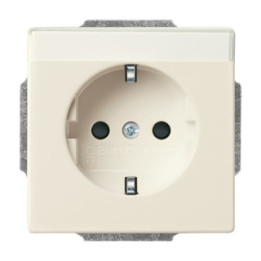 Busch-Jaeger 20 EUN-82 SCHUKO® Steckdosen-Einsatz su Beschriftungsfeld