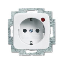 Busch-Jaeger 2310EUGL/VA-214-11 Busch-Protector® SCHUKO® Steckdosen-Einsatz mit Überspannungsschutz
