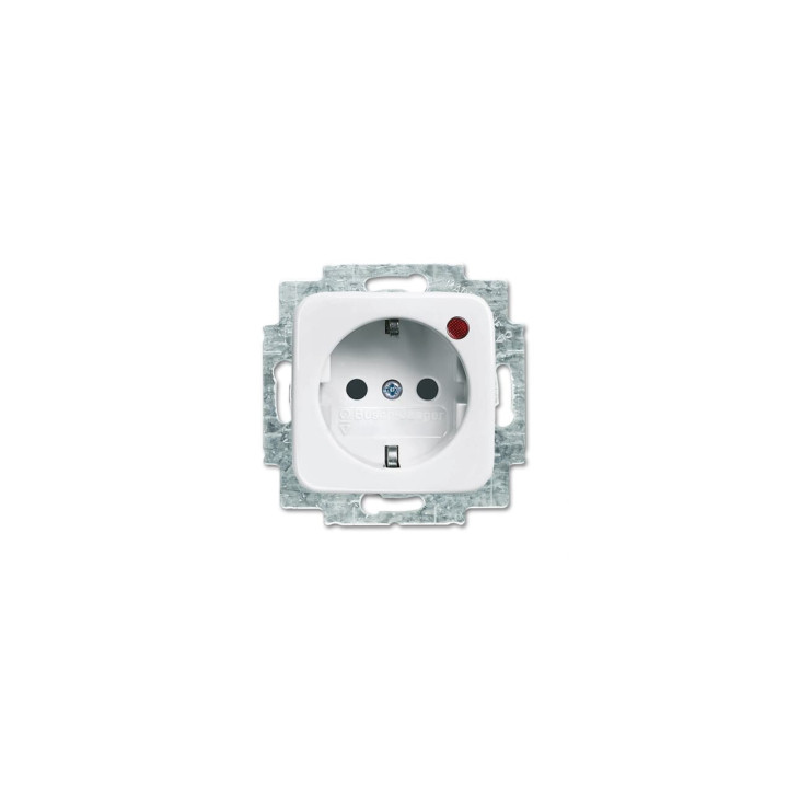 Busch-Jaeger 2310EUGL/VA-214-11 Busch-Protector® SCHUKO® Steckdosen-Einsatz mit Überspannungsschutz